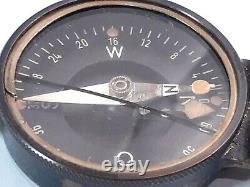 Wehrmacht WW2 German Army Marching Compass R Fuess Berlin Steglitz 51558 Vintage