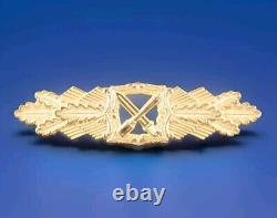 West German 1957 World War II Army HEER Close Combat Clasp in Gold Measures