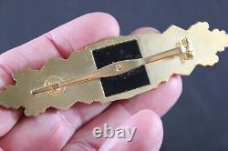 West German 1957 World War II Army HEER Close Combat Clasp in Gold Measures