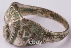 Wolf or bear WW2 German ring WWII Germany Army Wehrmacht Gothic force Horror Set