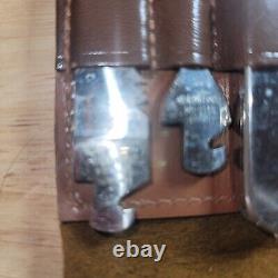 Ww1 Ww2 German Army Multi Tool Instrument Set In Leather Pouch Complete