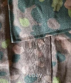 Ww2 German Army Elite Linen Dot44 Peas Camo M43 Field Coat Tunic Military