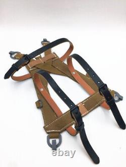 Ww2 German Army Field Load Bearing Suspender A-frame Canteen Plane Tree No3 Camo