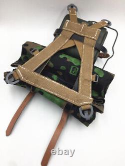 Ww2 German Army Field Load Bearing Suspender A-frame Canteen Plane Tree No3 Camo