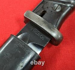 Ww2 German Army K98 Mauser Bayonet & Scabbard Matching Berg & Co 1939