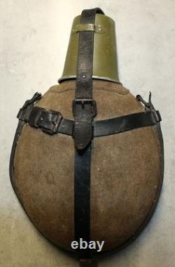 Ww2 German Army Medic Mountain Troops Canteen Wal 40 Esb 40 With Cup Esb 28