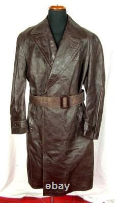 Ww2 German Army Officer Leather Coat