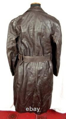 Ww2 German Army Officer Leather Coat