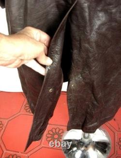 Ww2 German Army Officer Leather Coat