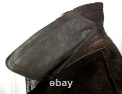 Ww2 German Army Officer Leather Coat
