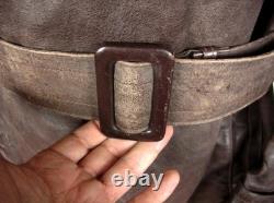 Ww2 German Army Officer Leather Coat