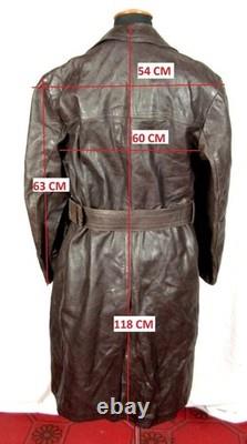 Ww2 German Army Officer Leather Coat