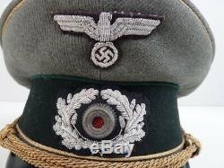Ww2 German Army Uniform Generals Hat Administration Named Size 57