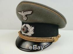 Ww2 German Army Uniform Generals Hat Administration Named Size 57