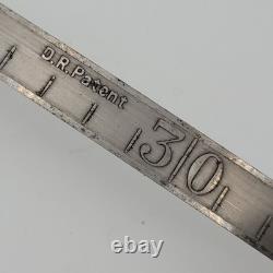 Ww2 German / Finnish Army Tape Measure Leather Metal Ruler Wwii Military