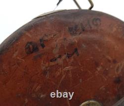 Ww2 German / Finnish Army Tape Measure Leather Metal Ruler Wwii Military