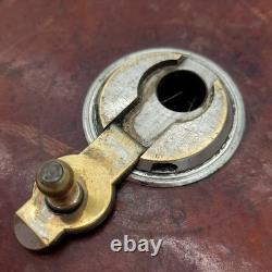 Ww2 German / Finnish Army Tape Measure Leather Metal Ruler Wwii Military