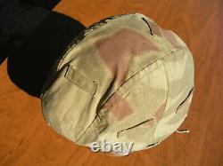 Ww2 German Reversible Camouflage Helmet Cover For Army & Elite Wwii Units Orig