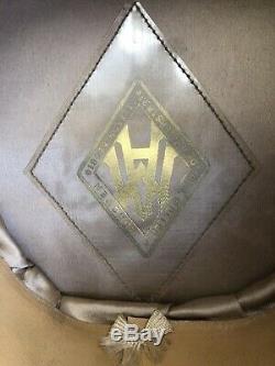 Ww2 German Uniform Hat Army General Gold Bullion Insignia 100% Original Size 57