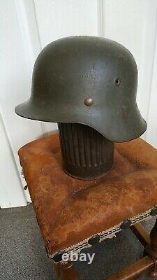 Ww2 German m42 raw edge helmet shell