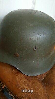 Ww2 German m42 raw edge helmet shell