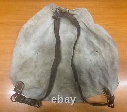 Ww2! Original Wehrmacht Canvas Backpack / Rucksack German Army Late War