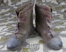 Ww2 Vtg German Wehrmacht Army Soldiers Winter Jack Boots Named
