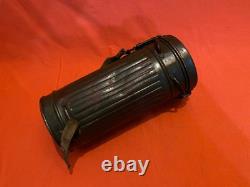 Ww2 Wwii German Gas Mask Canister Box Original Military 1943 Army Original