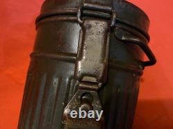 Ww2 Wwii German Gas Mask Canister Box Original Military 1943 Army Original