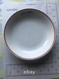 Ww2/wwii German Army Bavaria Plate Us Army Officier Prisoners