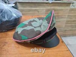 Wwii German Army Cap Crusher Splinter Camo Hat Field Military Cap