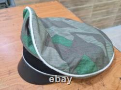 Wwii German Army Elite Crusher Splinter Camo Hat Field Military Cap