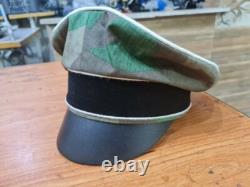 Wwii German Army Elite Crusher Splinter Camo Hat Field Military Cap