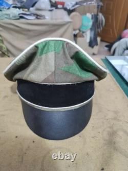 Wwii German Army Elite Crusher Splinter Camo Hat Field Military Cap