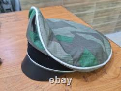 Wwii German Army Elite Crusher Splinter Camo Hat Field Military Cap