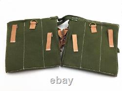 Wwii German Army Elite Mp44 Canvas Pouch Equipment Combination Solider Belt Set