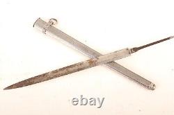 Wwii German Army Heer Dagger Blade And Scabbard For Parts/repair