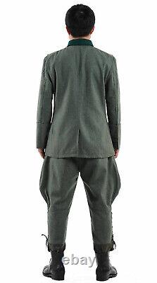 Wwii German Army M36 Officer Wool Field Tunic & Breeches Size XXL