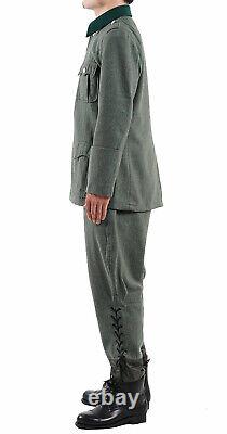 Wwii German Army M36 Officer Wool Field Tunic & Breeches Size XXL