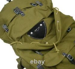 Wwii German Army Officer Mountain Troops Large Capacity Canvas Rucksack