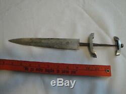 Wwii German Army Rzm Sa Dagger Bayonet Blade, Cross Guards, & Pommel Nut