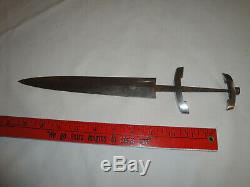 Wwii German Army Rzm Sa Dagger Bayonet Blade, Cross Guards, & Pommel Nut