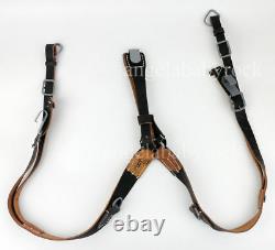 Wwii German Army Soldier Combat Equipment 98k Ammo Pouch Leather Bracelet Set