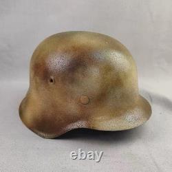 Wwii German Army Waffen Heer M1942 M42 Combat Steel Military Helmet