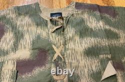 Wwii German Heer Army Marsh Camo Reversible Field Smock- Size 1 (38-42r)