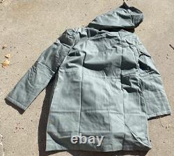 Wwii German Heer Army Mouse Grey M44 Winter Rabbit Fur Parka-size 3 (44-48r)