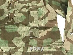 Wwii German Heer Army Splinter Camo Reversible Field Smock- Size 2 (42-46r)