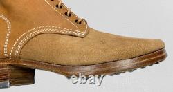 Wwii German M43 M1943 Combat Field Leather Low Boots