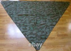 Wwii German Splinter Camo Shleter Half Zelt Zeltbahn