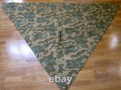 Wwii German Splinter Camo Shleter Half Zelt Zeltbahn